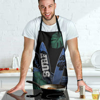 Surfing Apron Retro Waves Dot Halftone