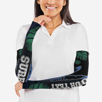 Custom Surfing Arm Sleeves Retro Waves Dot Halftone