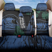 Surfing Back Car Seat Cover Retro Waves Dot Halftone