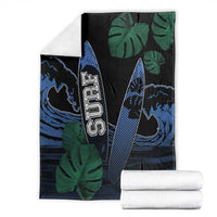 Surfing Blanket Retro Waves Dot Halftone