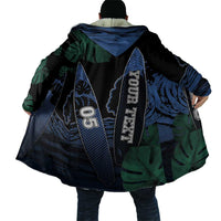 Custom Surfing Cloak Retro Waves Dot Halftone
