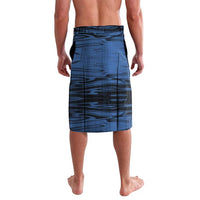 Custom Surfing Lavalava Retro Waves Dot Halftone