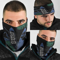 Surfing Neck Gaiter Retro Waves Dot Halftone