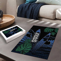 Surfing Puzzle Retro Waves Dot Halftone