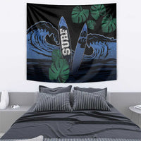 Surfing Tapestry Retro Waves Dot Halftone