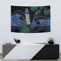 Surfing Tapestry Retro Waves Dot Halftone