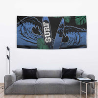 Surfing Tapestry Retro Waves Dot Halftone