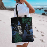 Surfing Tote Bag Retro Waves Dot Halftone
