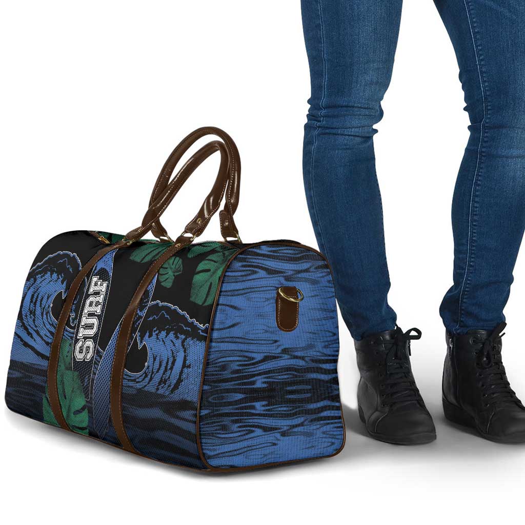 Surfing Travel Bag Retro Waves Dot Halftone