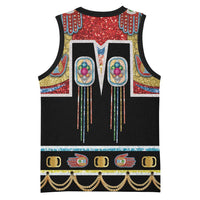 Vintage Rock Star Costume Basketball Jersey Rhinestone Inspired Glam Rock Stage Outfit