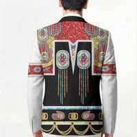 Vintage Rock Star Costume Blazer Rhinestone Inspired Glam Rock Stage Outfit