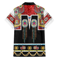 Vintage Rock Star Costume Hawaiian Shirt Rhinestone Inspired Glam Rock Stage Outfit