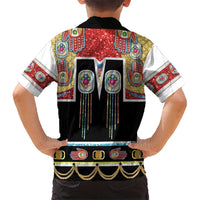 Vintage Rock Star Costume Hawaiian Shirt Rhinestone Inspired Glam Rock Stage Outfit