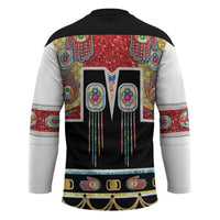 Vintage Rock Star Costume Hockey Jersey Rhinestone Inspired Glam Rock Stage Outfit