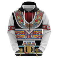 Vintage Rock Star Costume Hoodie Rhinestone Inspired Glam Rock Stage Outfit