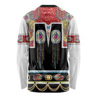 Vintage Rock Star Costume Long Sleeve Shirt Rhinestone Inspired Glam Rock Stage Outfit