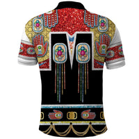 Vintage Rock Star Costume Polo Shirt Rhinestone Inspired Glam Rock Stage Outfit