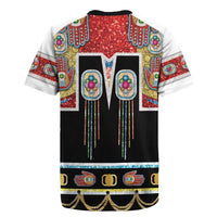 Vintage Rock Star Costume Rugby Jersey Rhinestone Inspired Glam Rock Stage Outfit