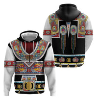 Vintage Rock Star Costume Zip Hoodie Rhinestone Inspired Glam Rock Stage Outfit