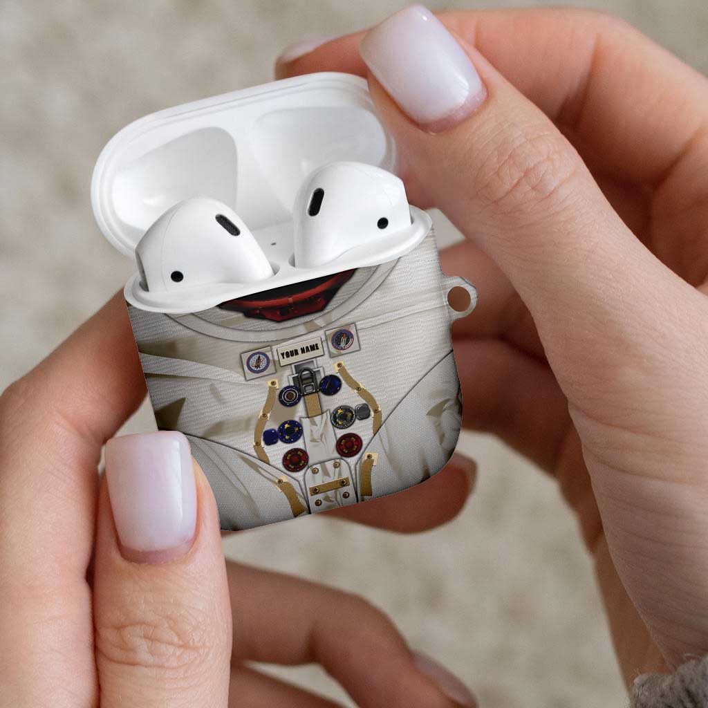 Personalized Astronaut AirPods Case Space Explorer - Wonder Print Shop