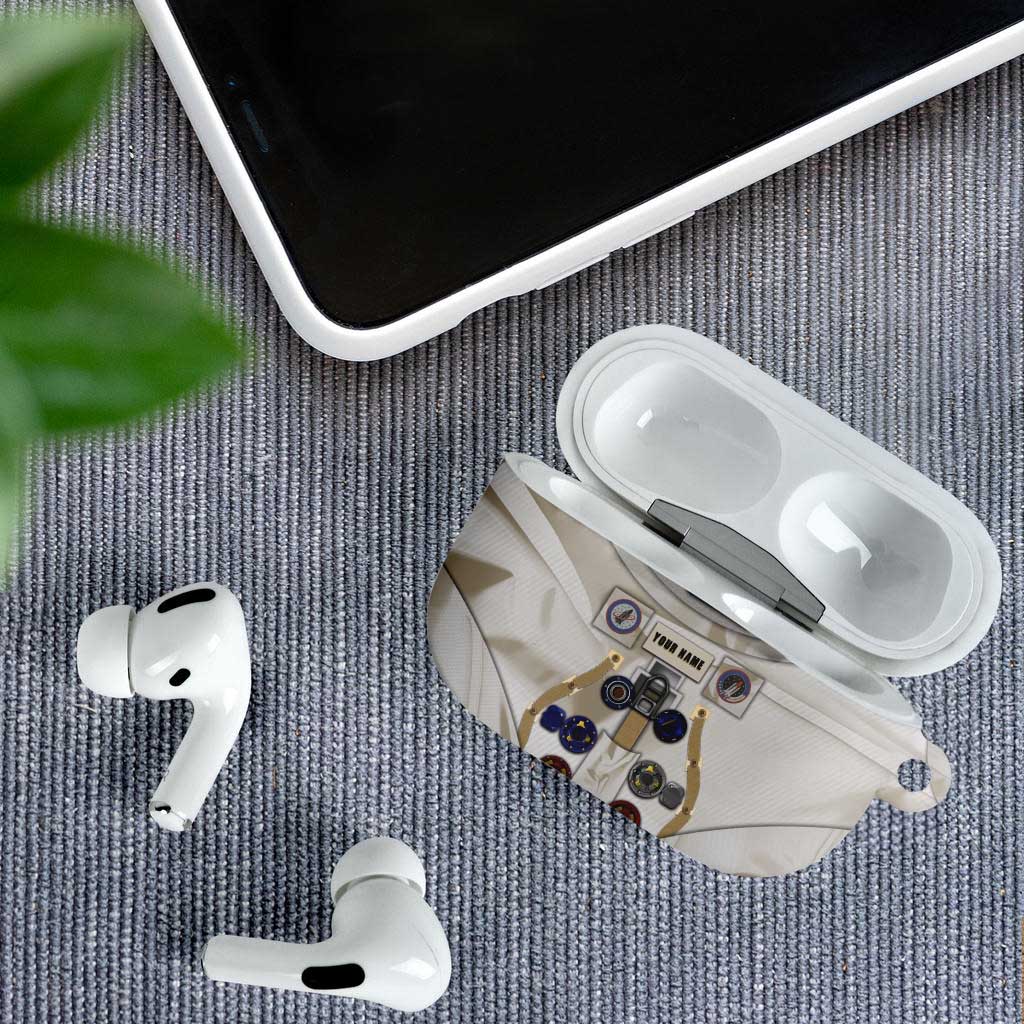 Personalized Astronaut AirPods Case Space Explorer - Wonder Print Shop