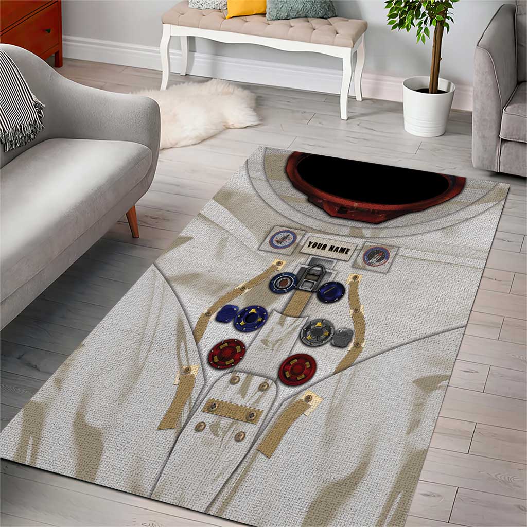 Personalized Astronaut Area Rug Space Explorer - Wonder Print Shop