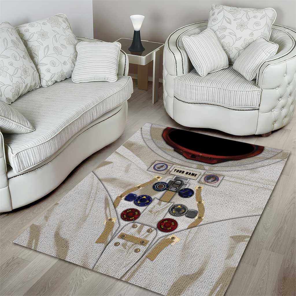 Personalized Astronaut Area Rug Space Explorer - Wonder Print Shop