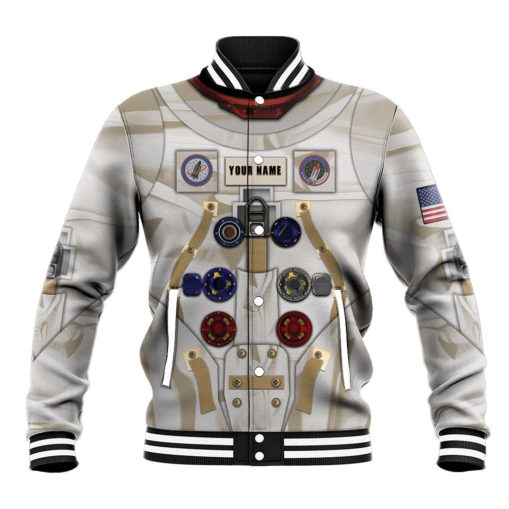 Personalized Astronaut Baseball Jacket Space Explorer - Wonder Print Shop