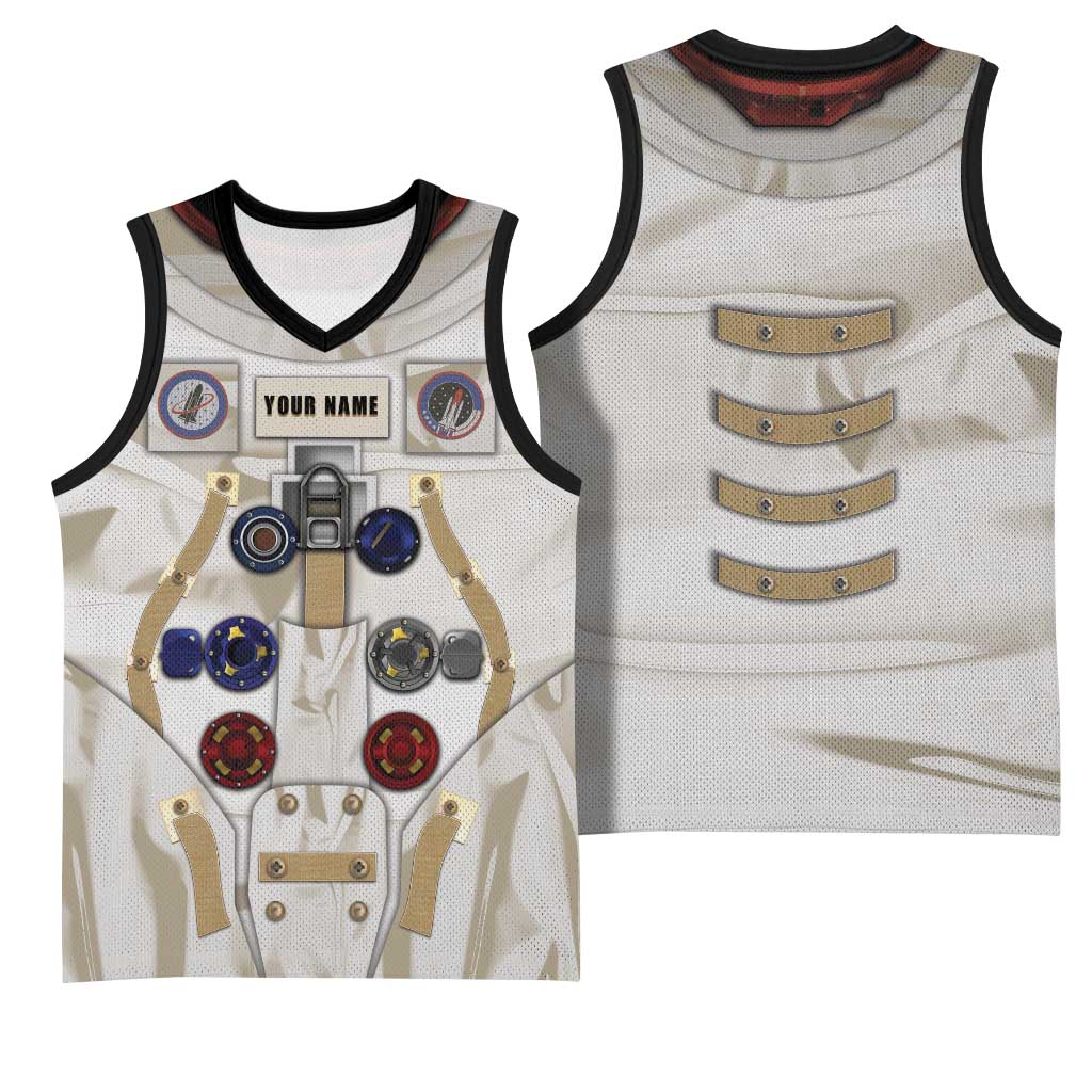Personalized Astronaut Basketball Jersey Space Explorer - Wonder Print Shop
