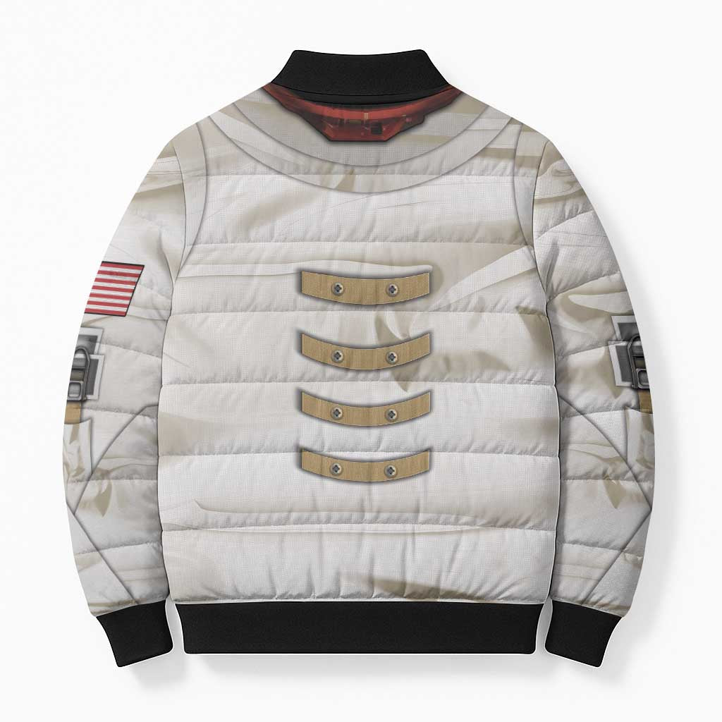 Personalized Astronaut Bomber Puffer Jacket Space Explorer - Wonder Print Shop