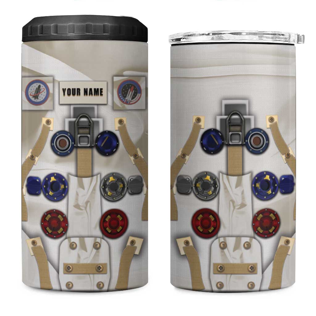 Personalized Astronaut 4 in 1 Can Cooler Tumbler Space Explorer - Wonder Print Shop