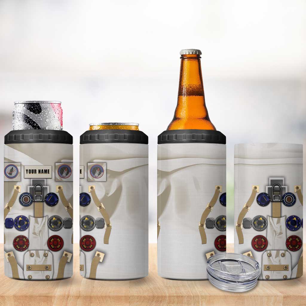 Personalized Astronaut 4 in 1 Can Cooler Tumbler Space Explorer - Wonder Print Shop