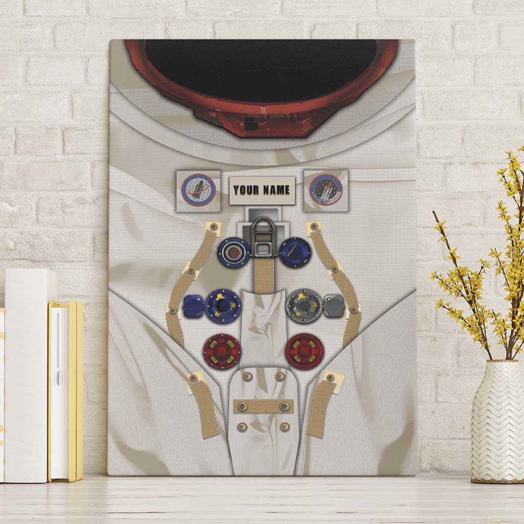 Personalized Astronaut Canvas Wall Art Space Explorer - Wonder Print Shop