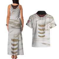 Personalized Astronaut Couples Matching Tank Maxi Dress and Hawaiian Shirt Space Explorer - Wonder Print Shop