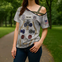 Personalized Astronaut Cross Shoulder Shirt Space Explorer - Wonder Print Shop