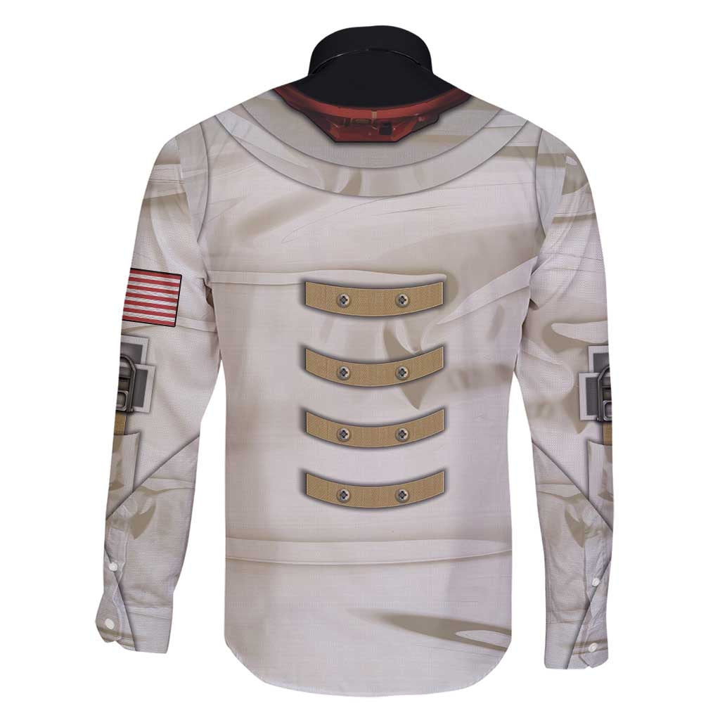 Personalized Astronaut Family Matching Long Sleeve Bodycon Dress and Hawaiian Shirt Space Explorer - Wonder Print Shop