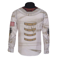 Personalized Astronaut Family Matching Long Sleeve Bodycon Dress and Hawaiian Shirt Space Explorer - Wonder Print Shop