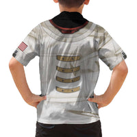 Personalized Astronaut Family Matching Off The Shoulder Long Sleeve Dress and Hawaiian Shirt Space Explorer - Wonder Print Shop