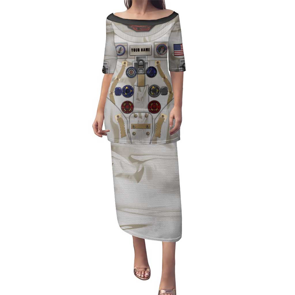 Personalized Astronaut Family Matching Puletasi and Hawaiian Shirt Space Explorer - Wonder Print Shop