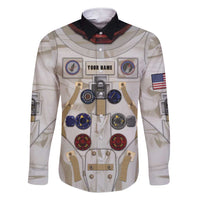 Personalized Astronaut Family Matching Short Sleeve Bodycon Dress and Hawaiian Shirt Space Explorer - Wonder Print Shop