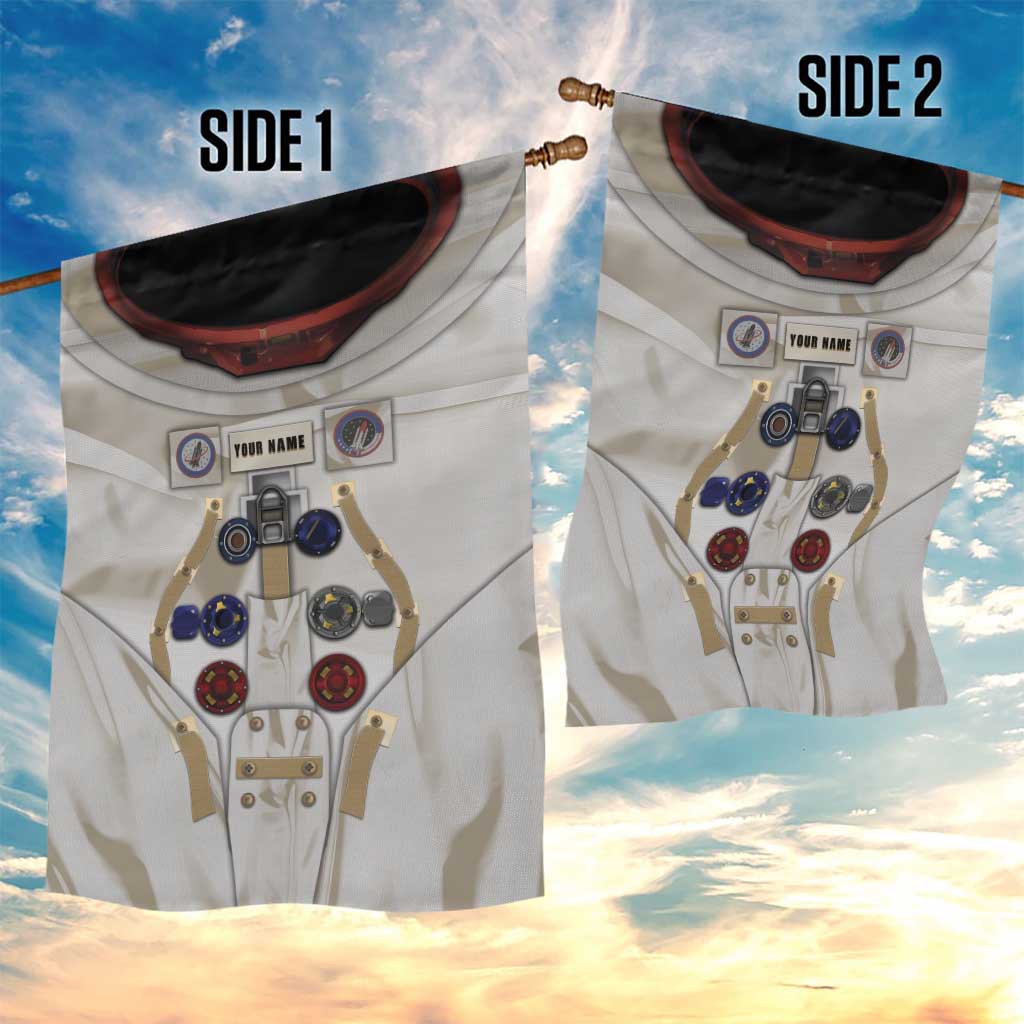 Personalized Astronaut Garden Flag Space Explorer - Wonder Print Shop