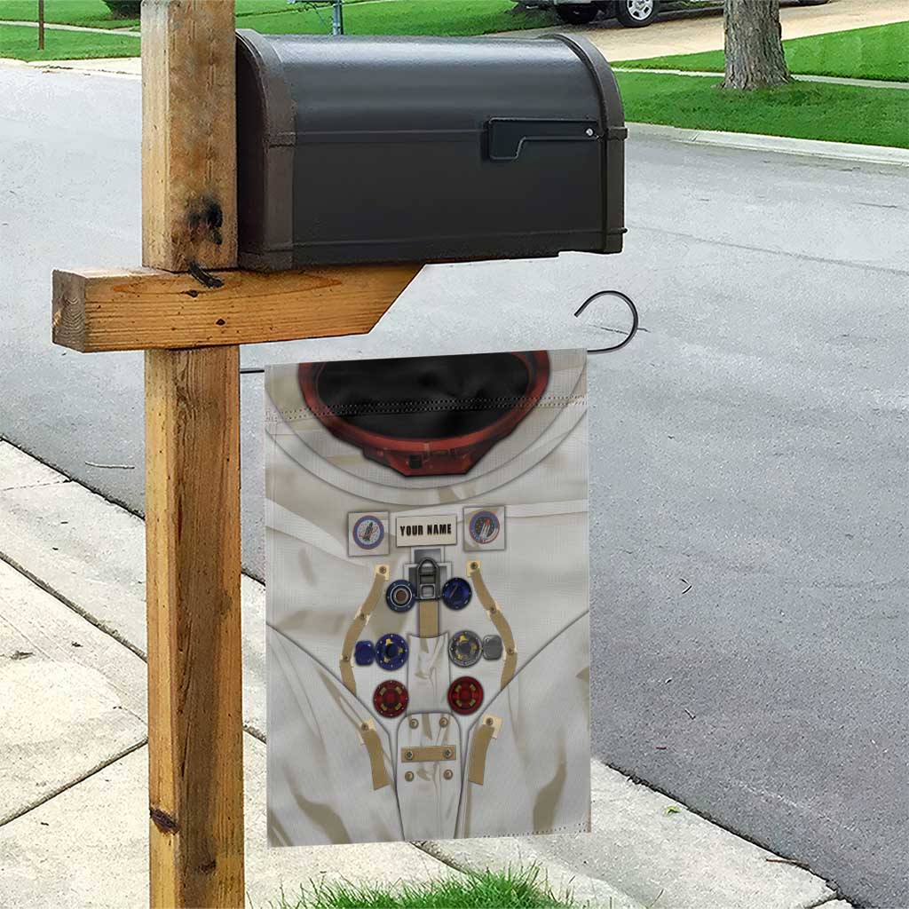 Personalized Astronaut Garden Flag Space Explorer - Wonder Print Shop