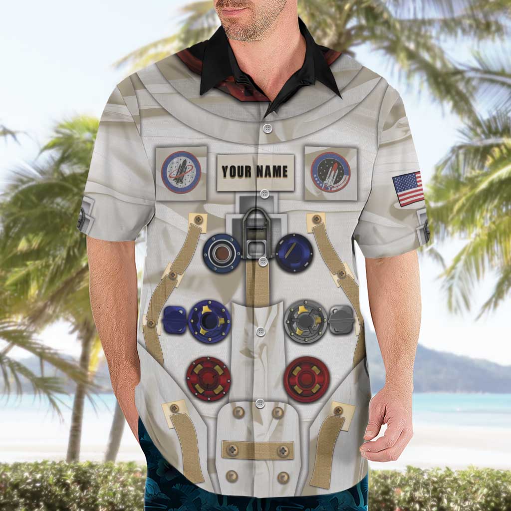 Personalized Astronaut Hawaiian Shirt Space Explorer - Wonder Print Shop