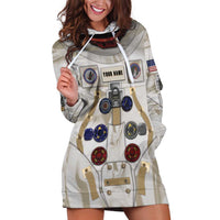 Personalized Astronaut Hoodie Dress Space Explorer - Wonder Print Shop