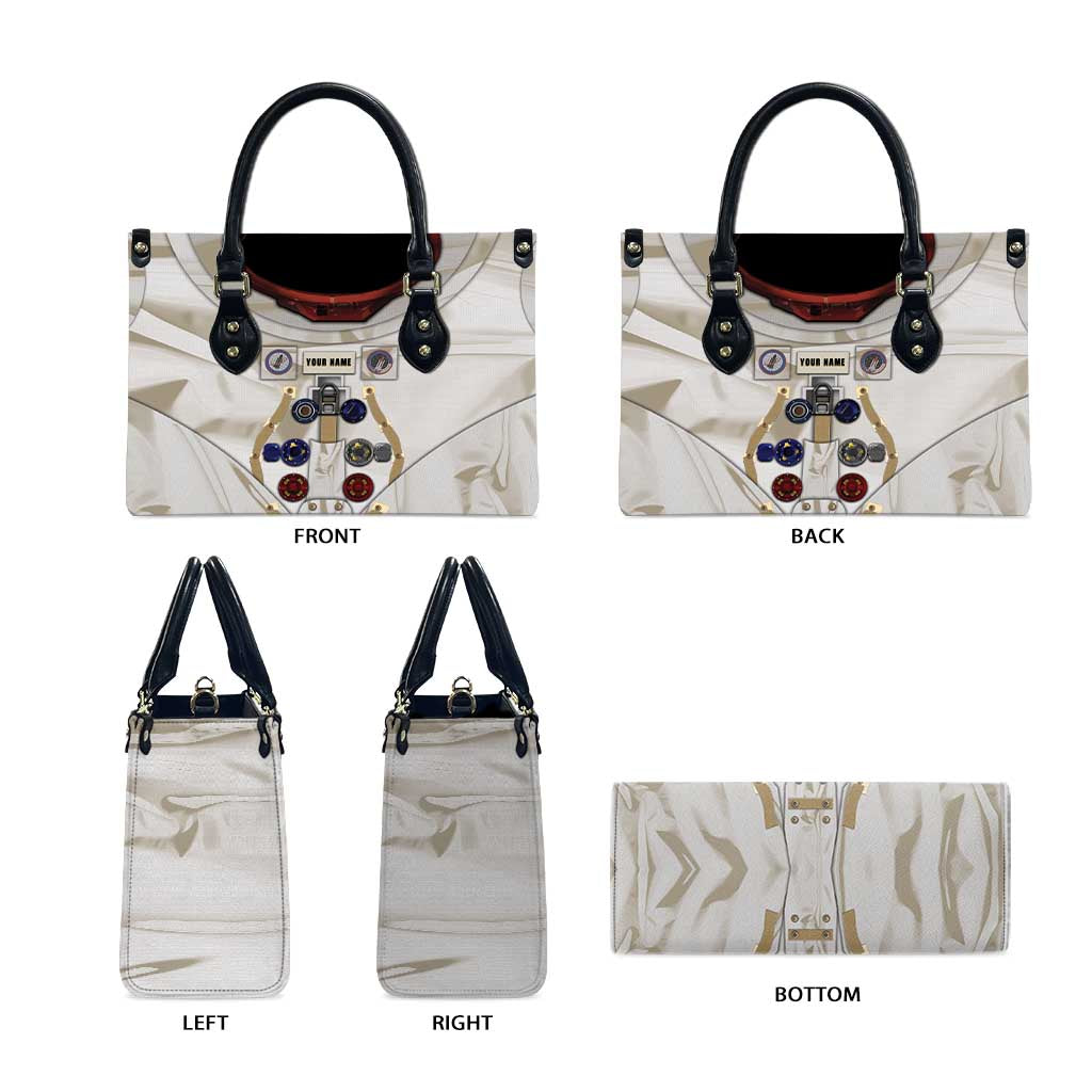 Personalized Astronaut Leather Bag Space Explorer - Wonder Print Shop