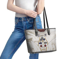 Personalized Astronaut Leather Tote Bag Space Explorer - Wonder Print Shop
