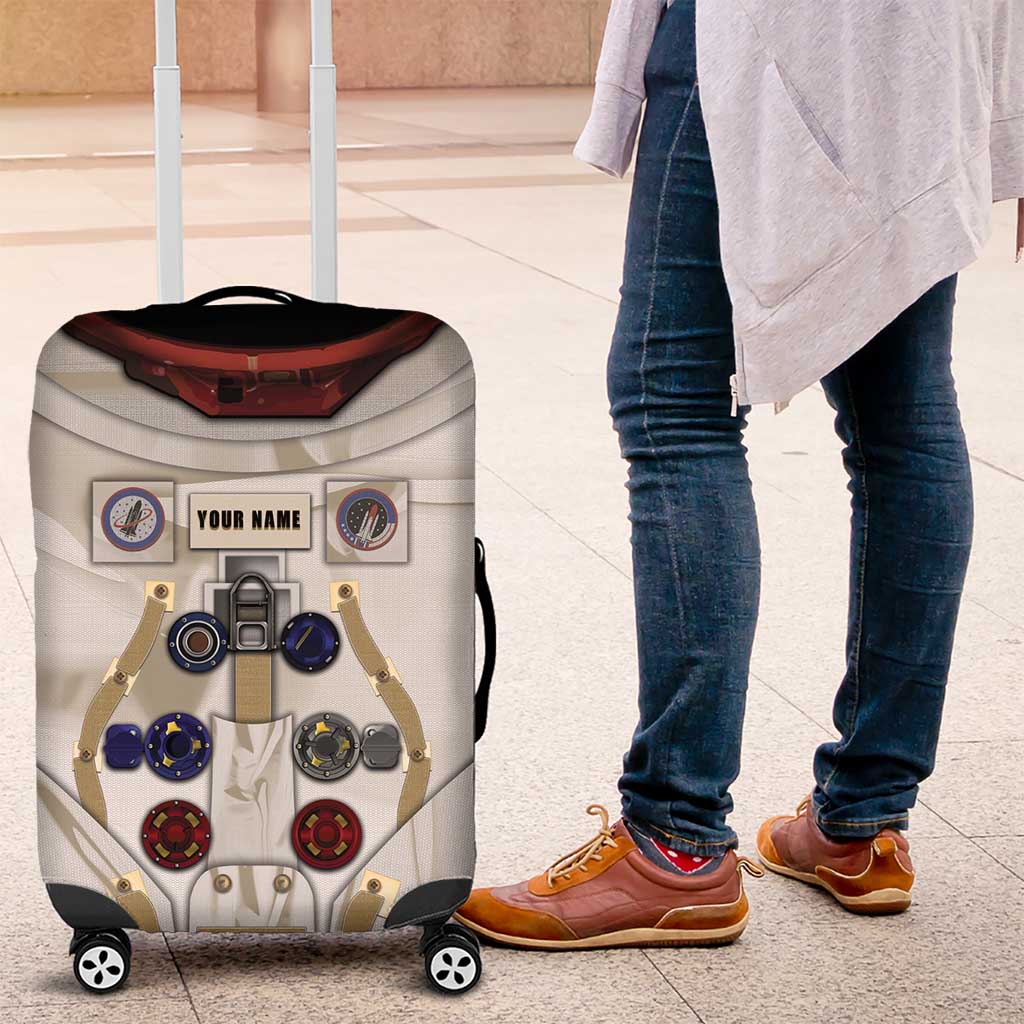 Personalized Astronaut Luggage Cover Space Explorer - Wonder Print Shop