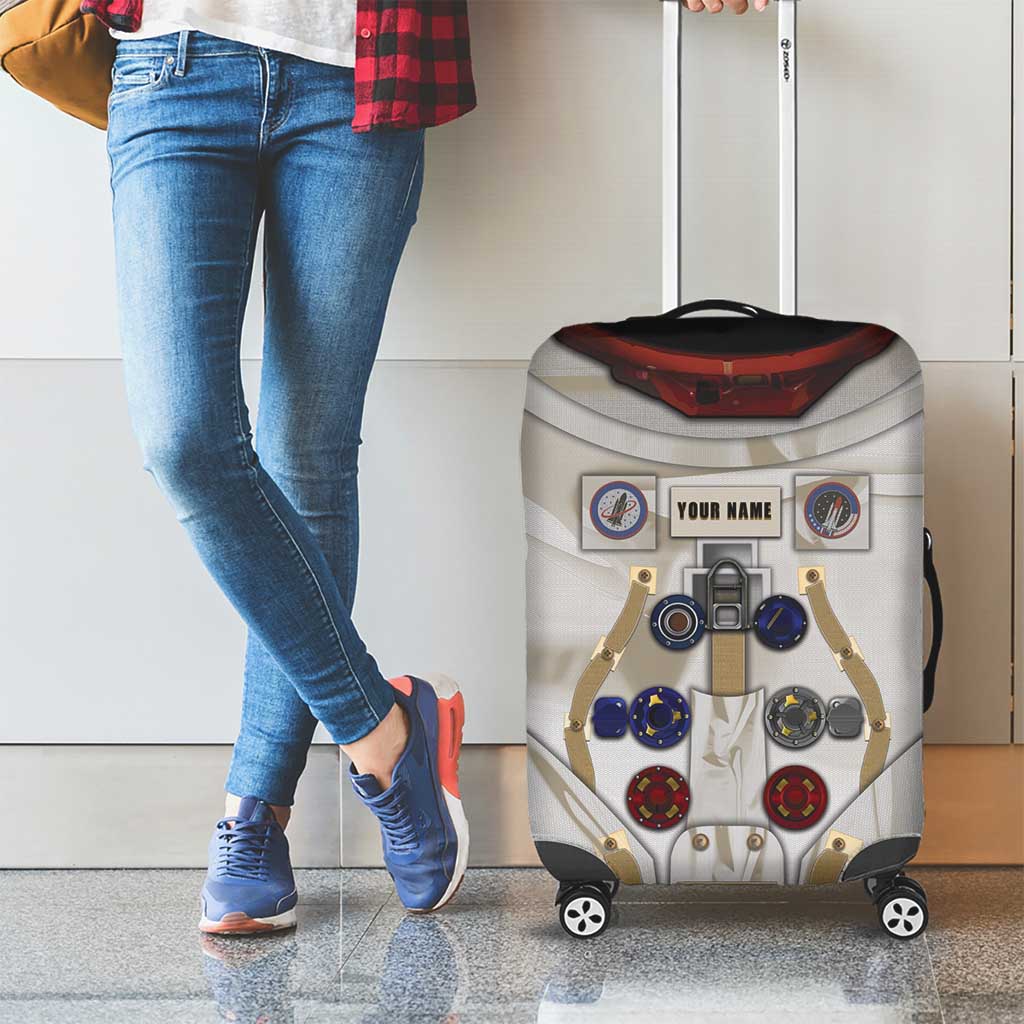 Personalized Astronaut Luggage Cover Space Explorer - Wonder Print Shop