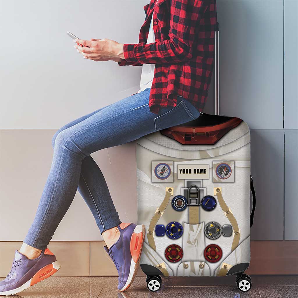 Personalized Astronaut Luggage Cover Space Explorer - Wonder Print Shop