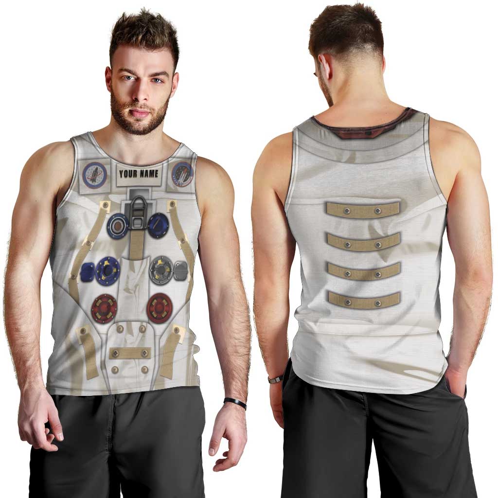 Personalized Astronaut Men Tank Top Space Explorer - Wonder Print Shop